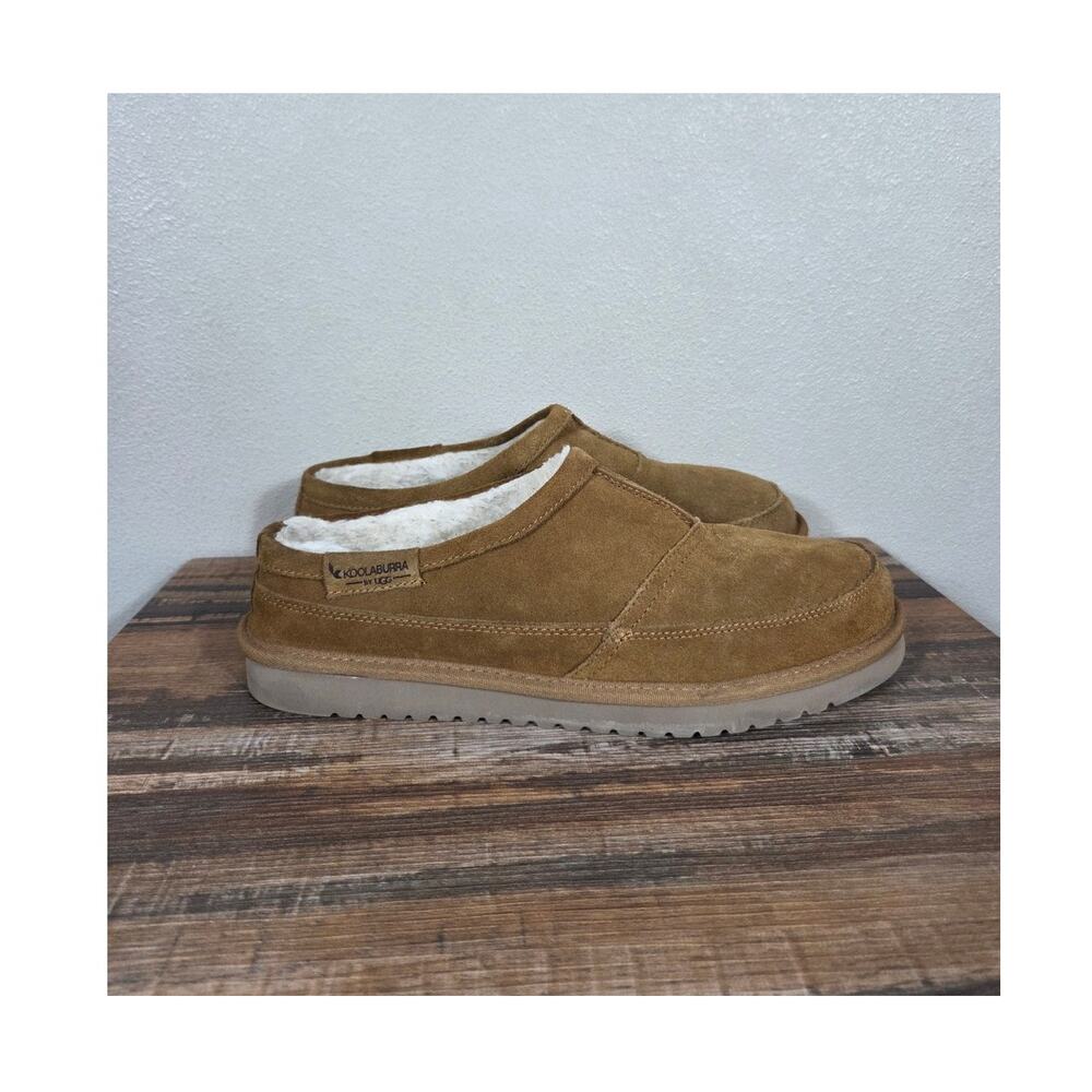 Koolaburra by UGG Men's Graisen Chestnut Suede Cozy Slippers Size 10